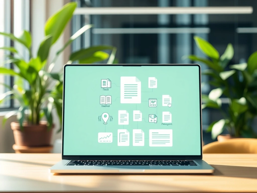 Sustainable business practice of mailing documents online reduces environmental impact and paper waste