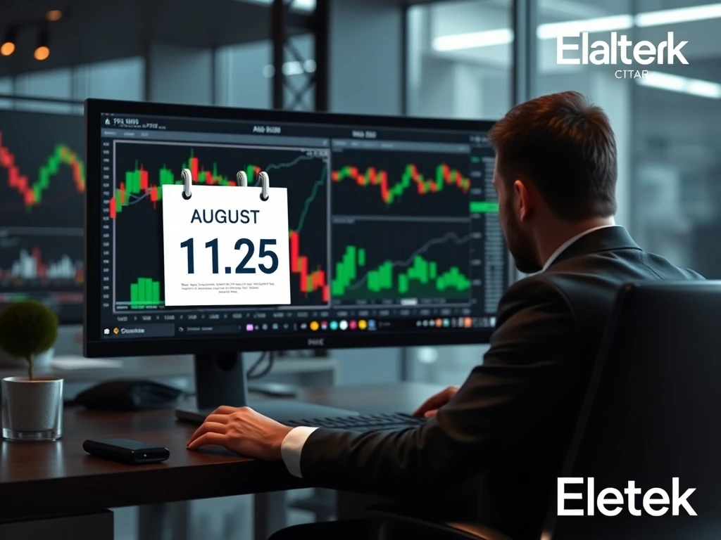 An analyst prepares for Eltek earnings call, reviewing financial data on August 14, 2025.