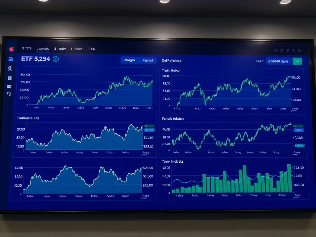 ETF alternatives dashboard showing diversified investment options compared to S&P 500 performance