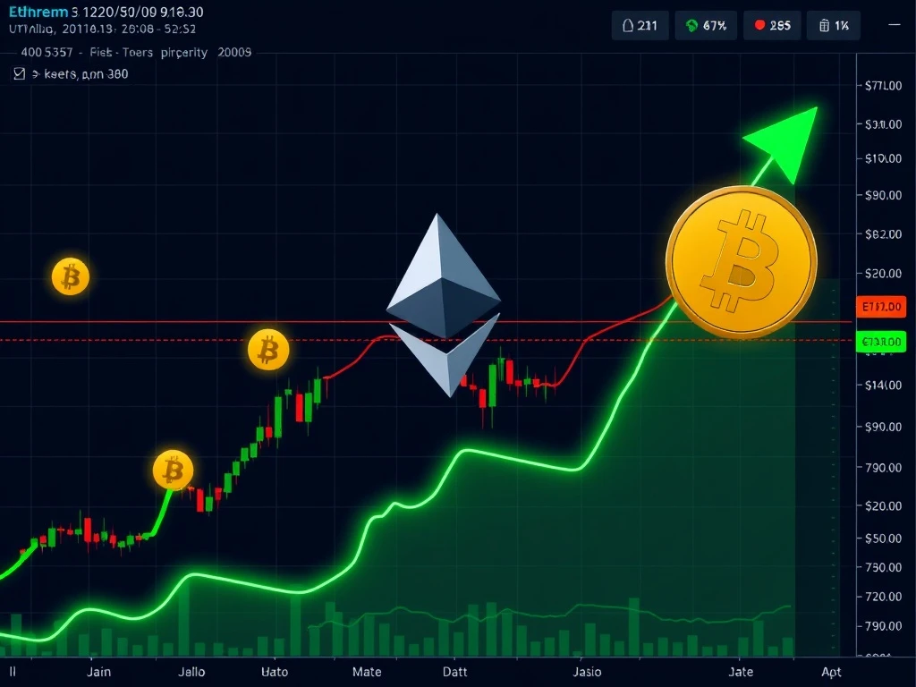 Ether breaks out against Bitcoin showing critical $4,700 support level analysis