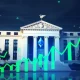 Ether ETF price surge chart after Federal Reserve policy announcement showing bullish momentum