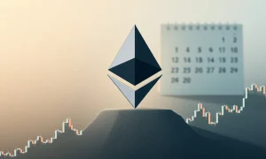 A chart illustrating the current Ether price plateau, indicating a potential delay before reaching new all-time highs.