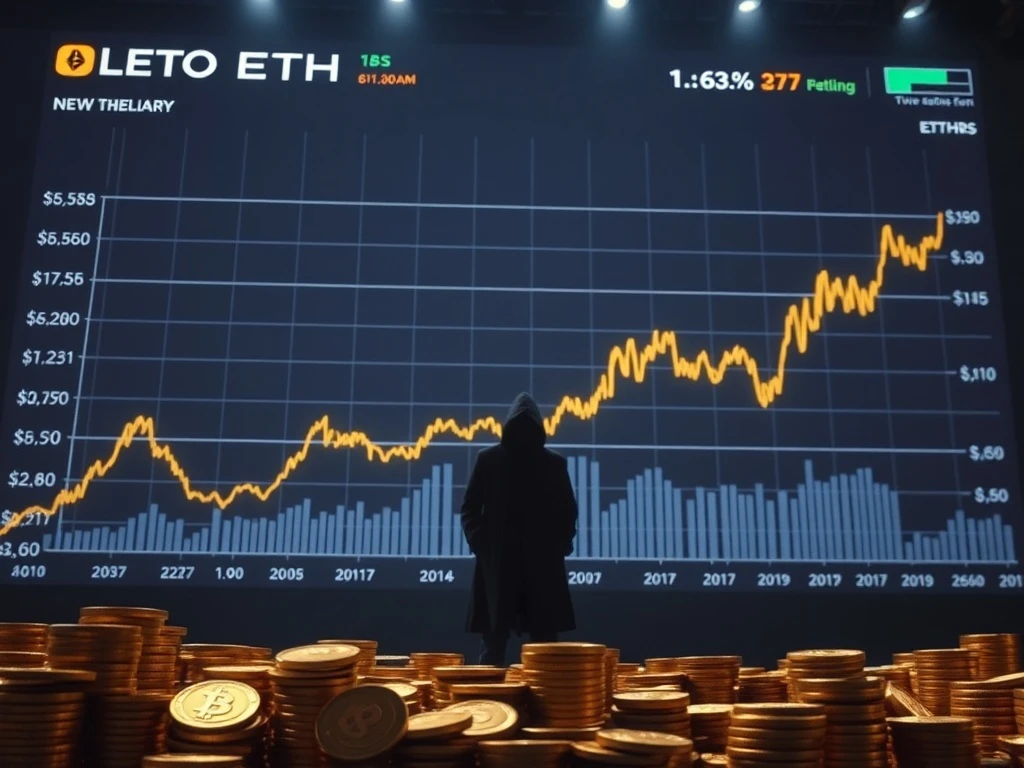 A mysterious entity accumulates a significant amount of Ether, signaling strong market interest and price movements.