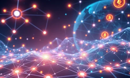Ethereum blockchain enabling AI agent economy through decentralized machine transactions