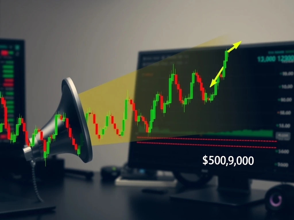 Ethereum megaphone pattern chart showing bullish breakout toward $10,000 price target