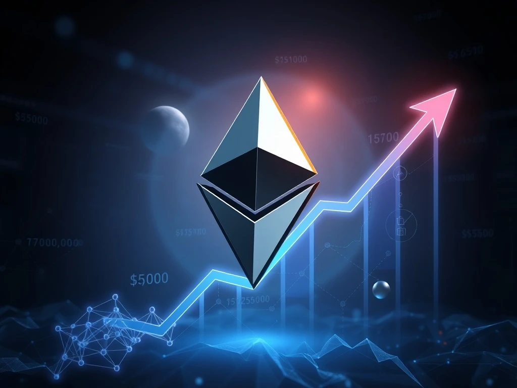 Ethereum price prediction analysis showing potential path to $5000 with institutional adoption indicators