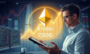 Ethereum price prediction showing analyst's $7000 target with bullish market indicators