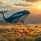 An abstract depiction of large investors (whales) acquiring Ethereum (ETH) from smaller traders, illustrating market accumulation during a price rally.