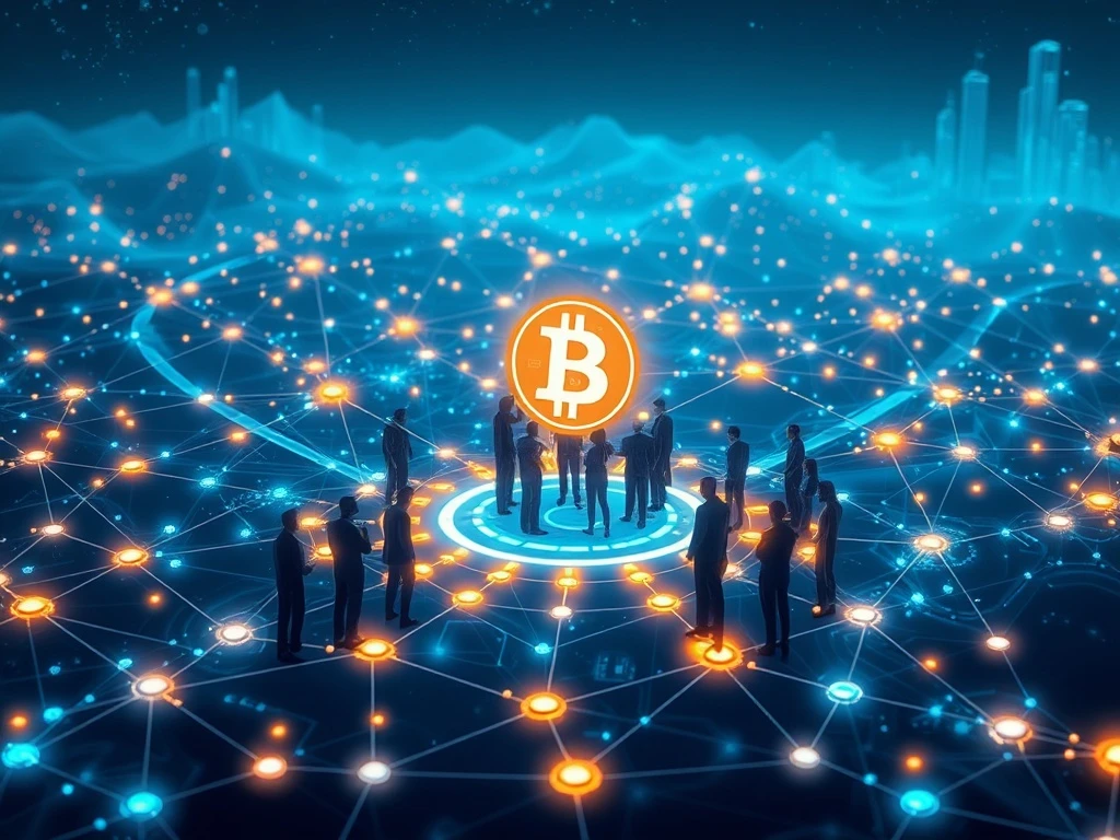 FAITH Token ecosystem showing AI integration and community collaboration in blockchain technology