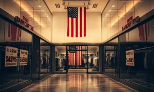 Fashion retailer bankruptcy caused by White House tariff policies affecting retail industry