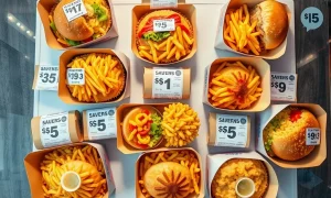 Competitive fast-food value meals under $5 driving restaurant industry pricing strategies