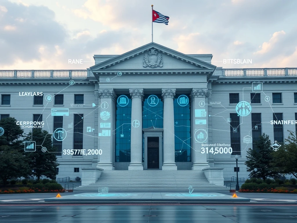 Federal Reserve governor announcing banking revolution with digital transformation and modern financial technology integration