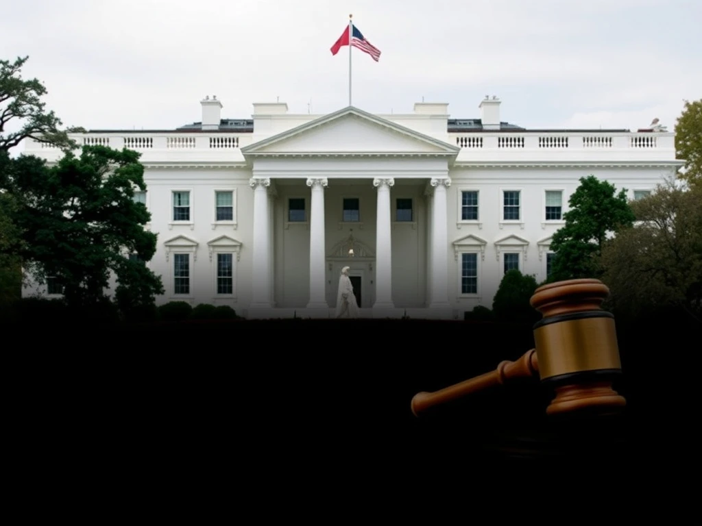 The White House, symbolizing the ongoing Fed Chair Succession process and its impact on US economic leadership.