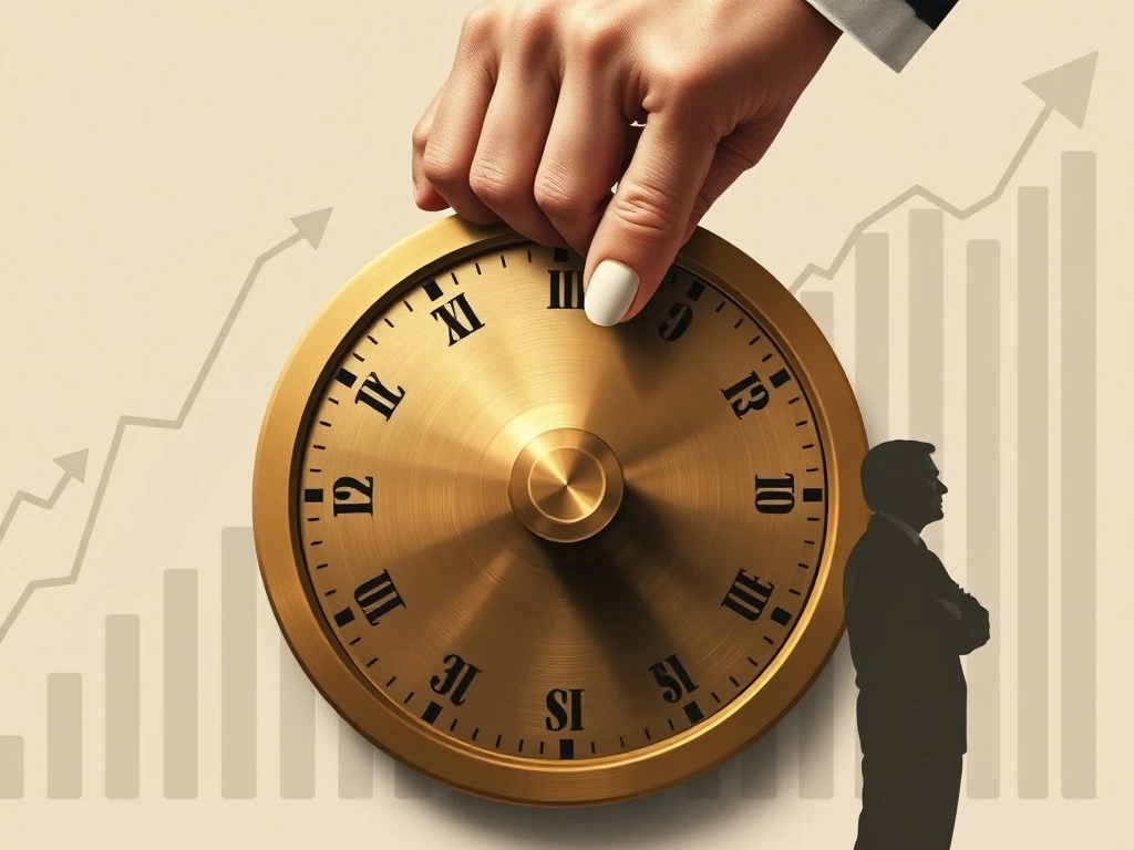 Jerome Powell considering a Fed rate cut, symbolizing the Federal Reserve's anticipated shift in monetary policy impacting global markets.