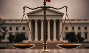 Federal Reserve independence legal battle between Lisa Cook and Donald Trump in courtroom setting
