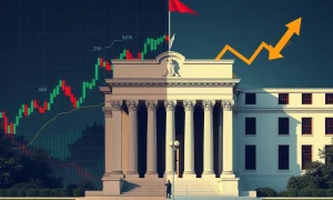 Federal Reserve rate cuts stimulating stock market growth while economy shows strength indicators