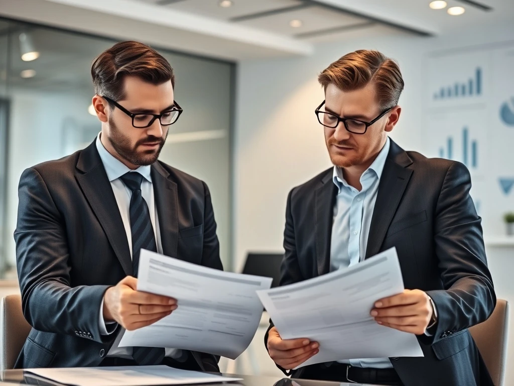 Financial adviser discussing investment strategy with executive for optimal wealth management