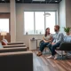 A serene waiting area in one of the welcoming Fort Saskatchewan dental clinics, symbolizing a new era of comfortable patient experiences.