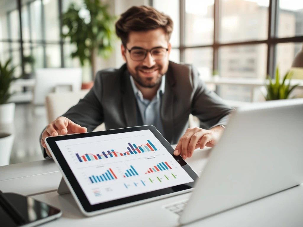 Entrepreneur mastering essential financial skills through free digital learning platforms in 2025