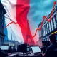 French banking crisis showing stock market crash and political instability impact on financial sector