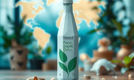 Frugalpac's innovative paper bottle technology poised for global expansion through crowdfunding.