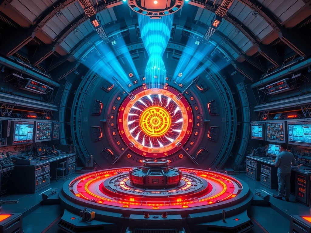 Advanced fusion power reactor demonstrating clean energy technology breakthrough