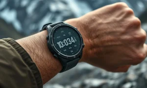 Ultra 3 smartwatch demonstrating rugged durability during outdoor adventure activities