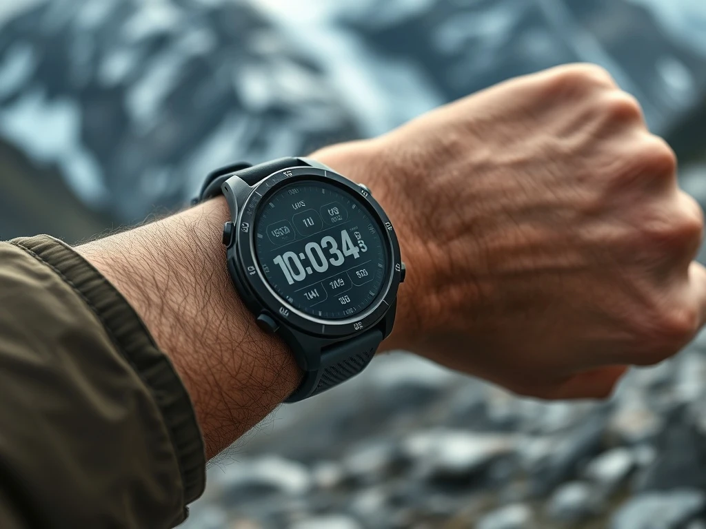 Ultra 3 smartwatch demonstrating rugged durability during outdoor adventure activities