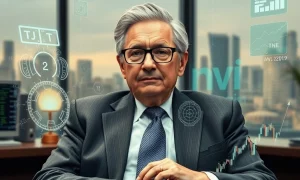 George Soros analyzing market data, signifying his substantial George Soros Nvidia and AI investment strategy.