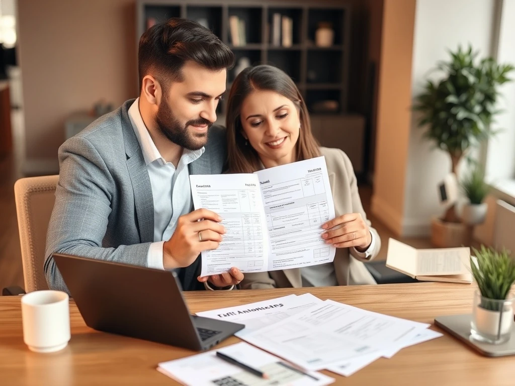 Couple calculating gift tax implications for family financial planning