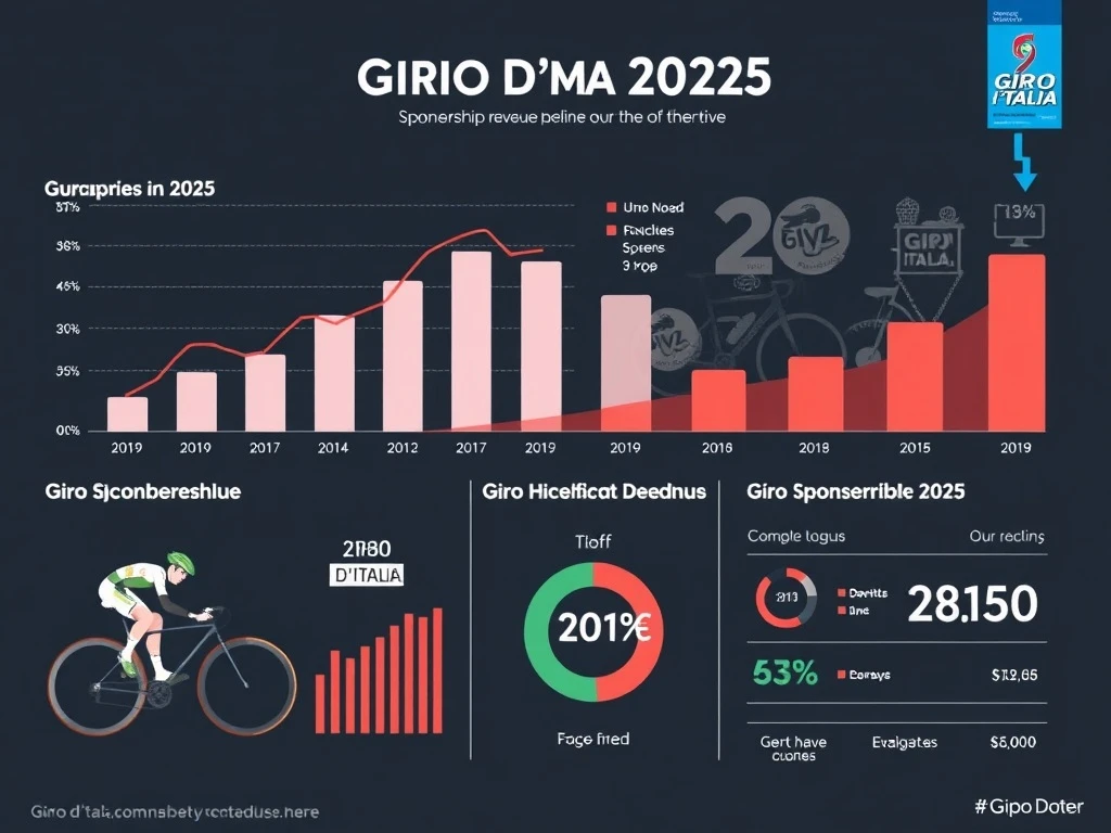 Giro d'Italia sponsorship revenue decline analysis showing financial impact and partner reduction