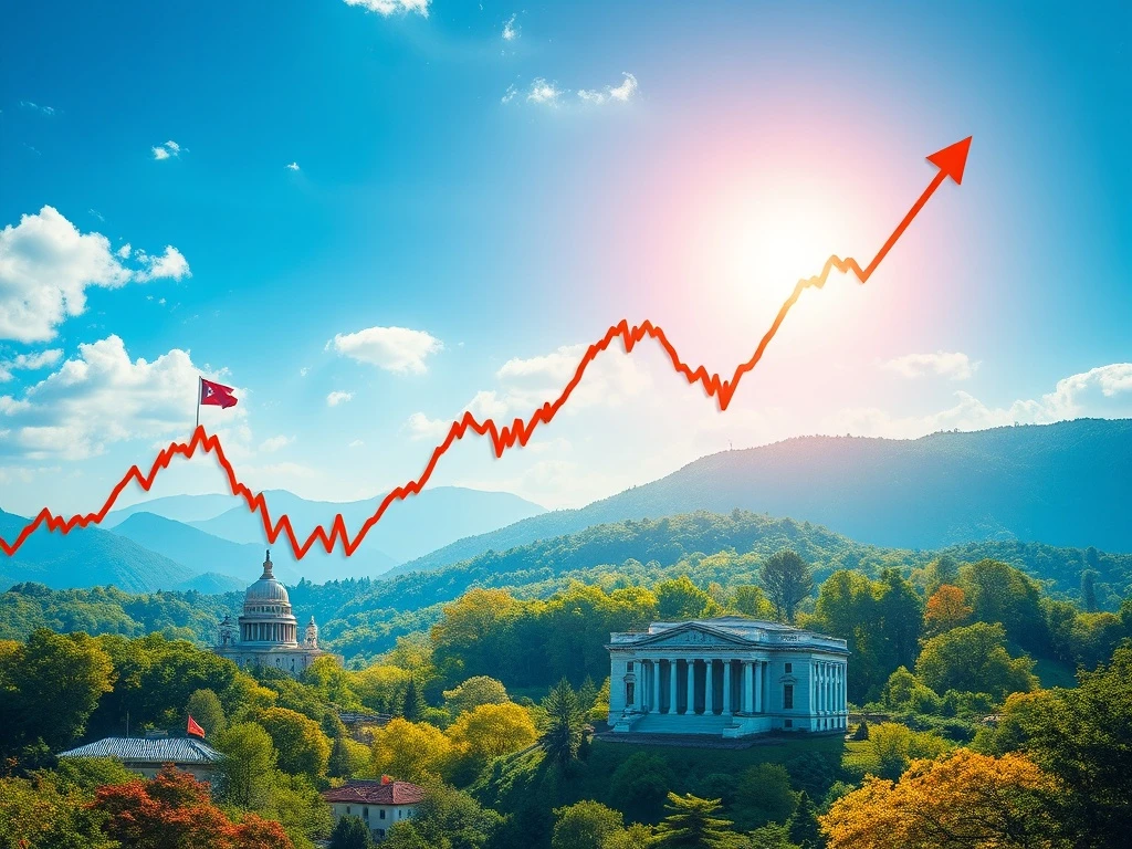 Charts showing a **global stock rally** fueled by increased money supply and international interest rate cuts, indicating market growth.