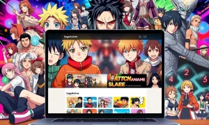 Gogoanime streaming platform showcasing popular anime characters on digital devices