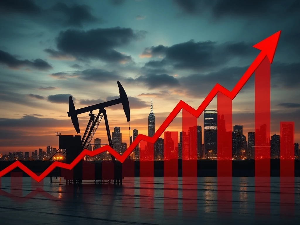 Goldman Sachs Brent oil scenario analysis showing dramatic price movement prediction
