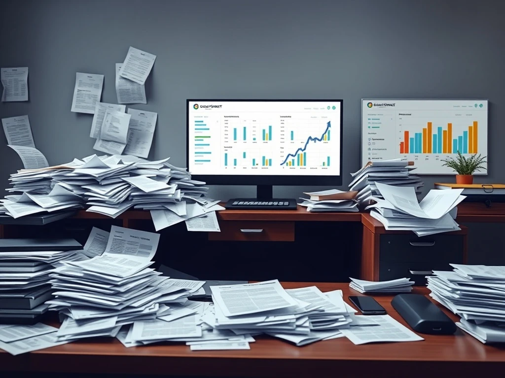 A visual contrast highlighting the inefficiencies of manual grant tracking versus the streamlined efficiency of digital grant management systems.