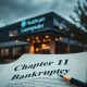 Healthcare company filing Chapter 11 bankruptcy documents during financial crisis