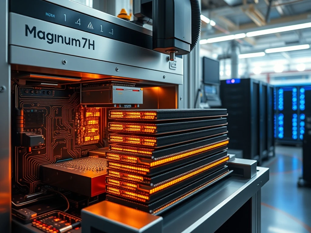 Teradyne's Magnum 7H, an advanced High Bandwidth Memory Tester, ensures quality for AI server HBM devices.