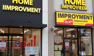 Home improvement pricing crisis affecting major retailers with economic pressure indicators