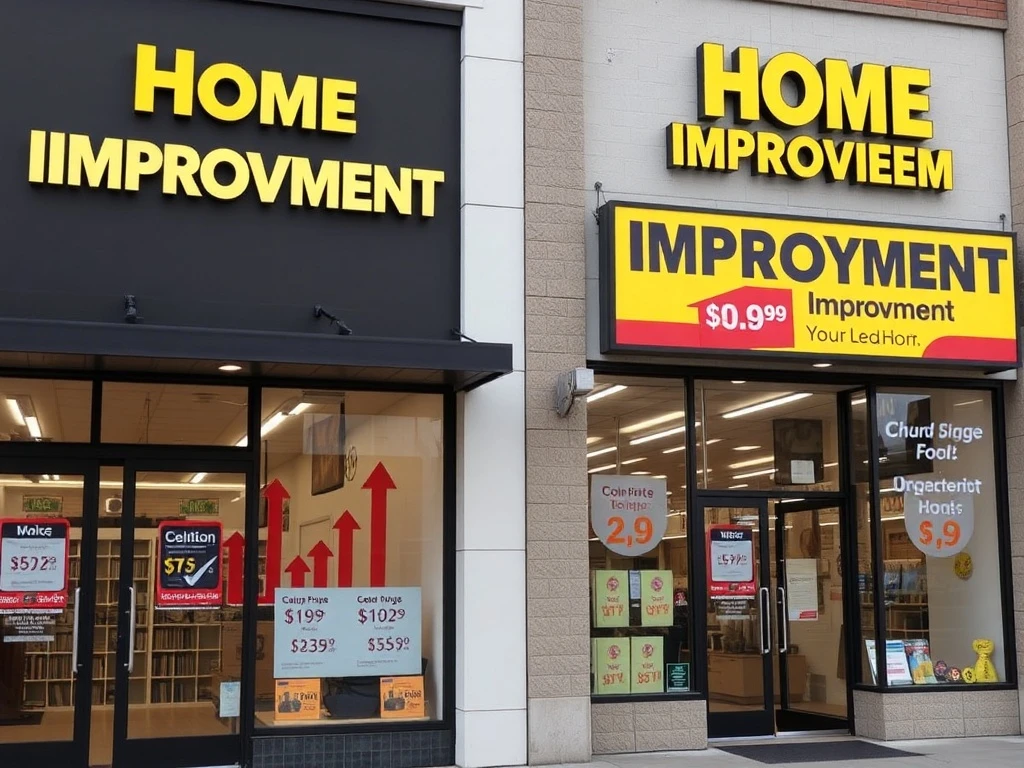 Home improvement pricing crisis affecting major retailers with economic pressure indicators