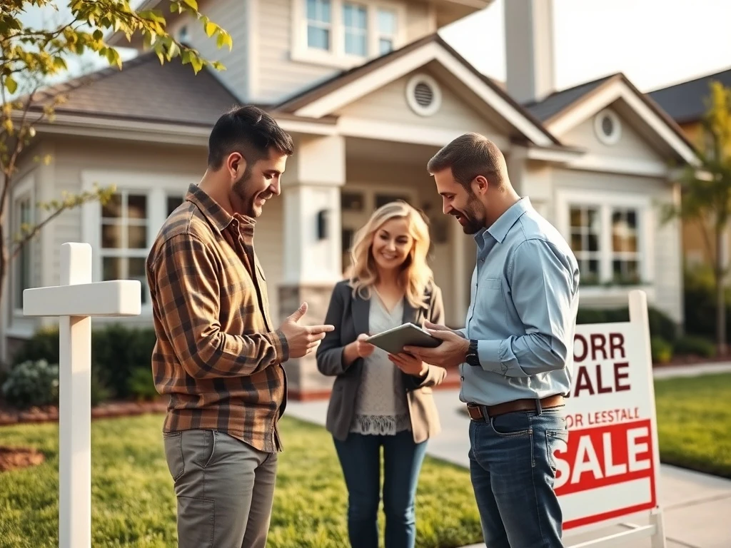 Home sellers reviewing market data and property valuation during changing real estate conditions