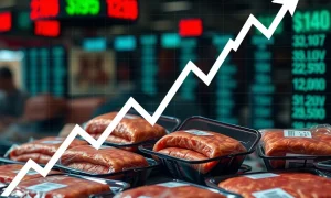 Historic Hormel stock drop amid rising beef and nut commodity prices affecting food manufacturing sector