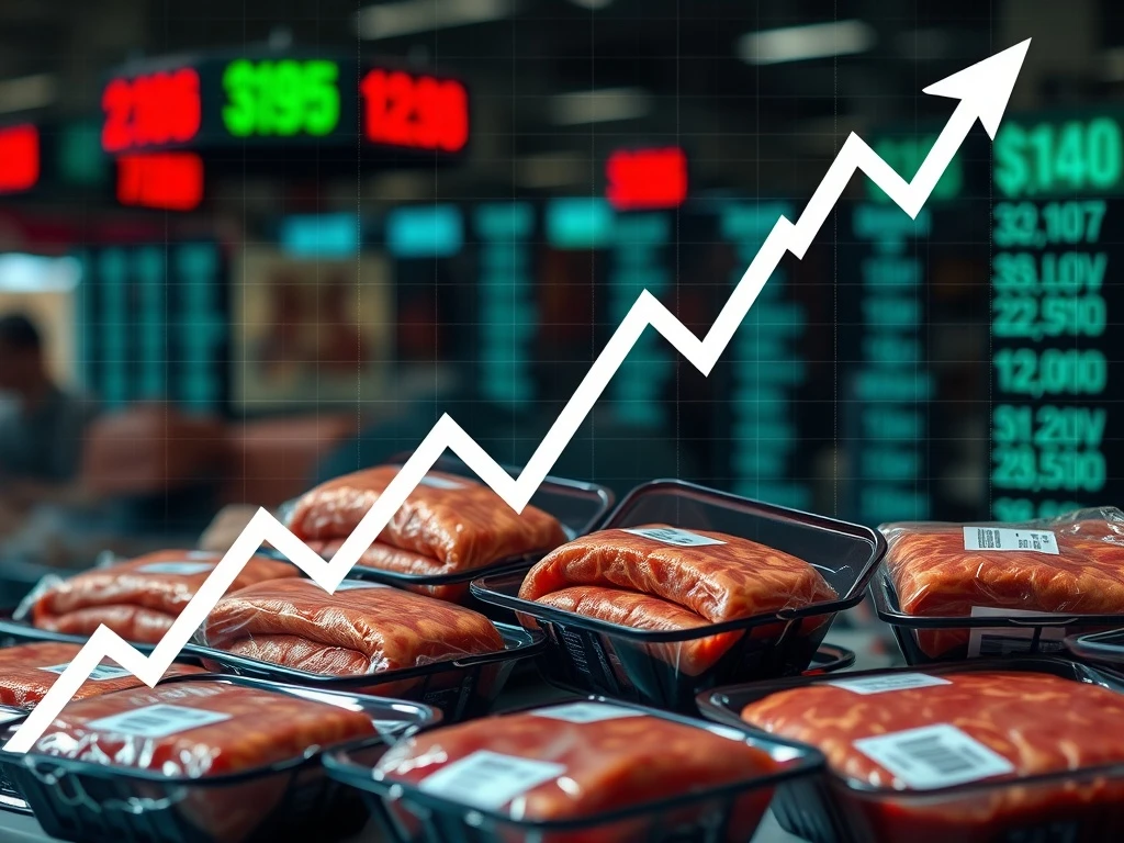 Historic Hormel stock drop amid rising beef and nut commodity prices affecting food manufacturing sector