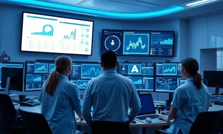 Modern hospital CRM system dashboard showing patient data analytics and healthcare management tools