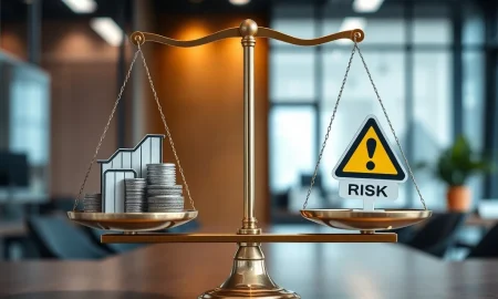 Index funds investment risks and limitations scale balance illustration