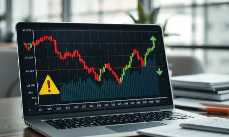 Index funds investment risks showing performance charts with warning indicators for cautious investors