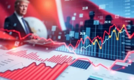 Charts and graphs illustrating inflation data, symbolizing the challenge of trusting economic reports amidst political influences.