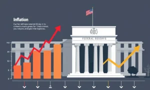 Federal Reserve inflation gauge analysis showing moderate increase with rate cut expectations