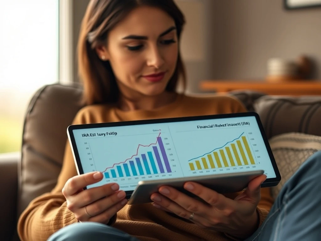 A person reviewing financial documents, symbolizing the important decisions involved in inheriting an IRA and managing wealth.