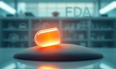 Illustration of a new oral medication, symbolizing the significant Innovent FDA Approval for IBI3032 in metabolic disease treatment.