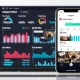 A digital dashboard showing charts and data points, symbolizing the insights gained from using Instagram follower export tools for audience analysis.